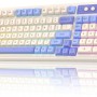 AULA S99 Silicon Membrane Keyboard 3 in 1 Bluetooth/USB-C Purple