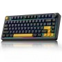 AULA Wireless Mechanical Keyboard F75 75% Tri-mode RGB Thunder Black