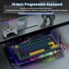 AULA Wireless Mechanical Keyboard F75 75% Tri-mode RGB Thunder Black
