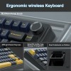 AULA Wireless Mechanical Keyboard F75 75% Tri-mode RGB Thunder Black