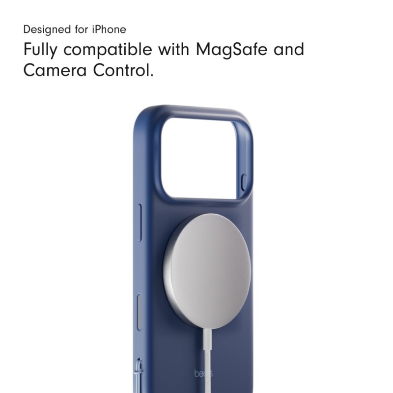 Beats iPhone 17 Pro Max Kickstand Case MGTR4LL/A MagSafe Compatible, Matte Finish, Bedrock Blue
