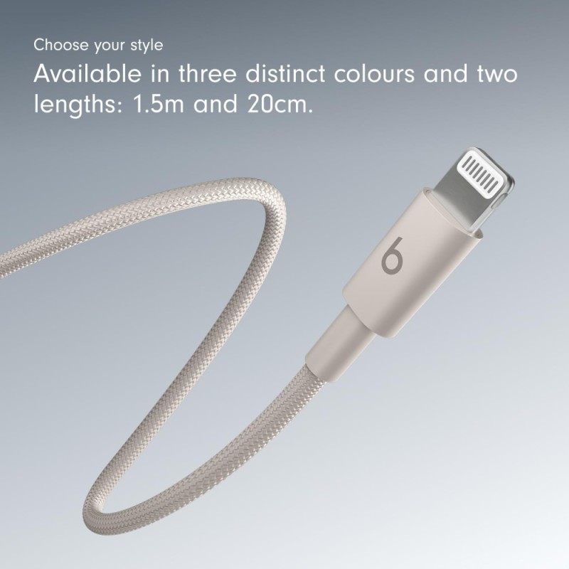 Beats USB-C to Lightning Cable MDGL4ZM/A Fast Charging 1.5m Surge Stone