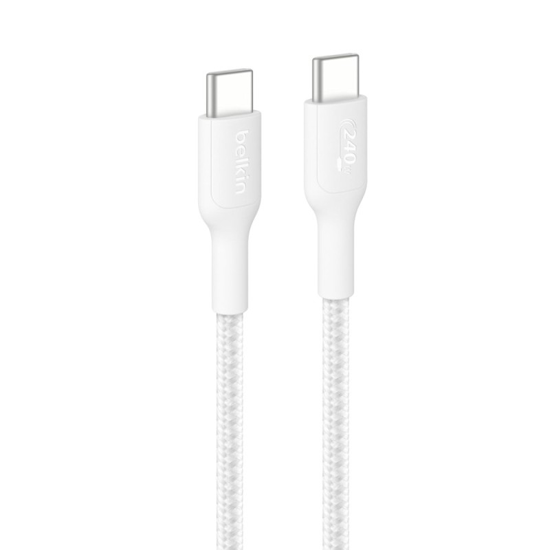 Belkin USB-C Cable CAB025fq1MWH 240W Fast Charging 1M White