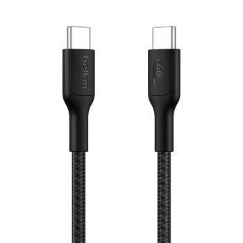 Belkin USB-C to USB-C Braided Nylon Cable CAB024fq1MBK 1M 60W Black