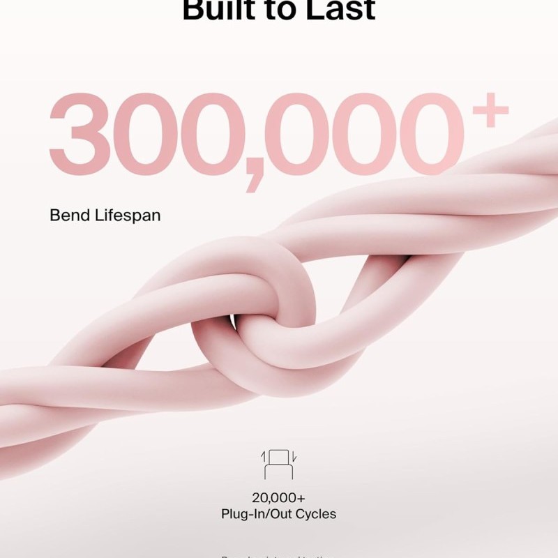 Belkin USB-C to USB-C Cable CAB023fq1MPK 1M, 60W, Pink