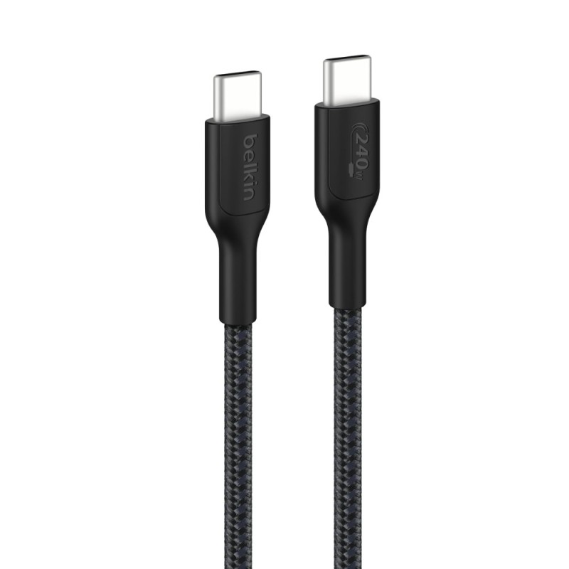 Belkin USB-IF Certified Nylon Braided Cable CAB025fq1MBK 240W 1M Black