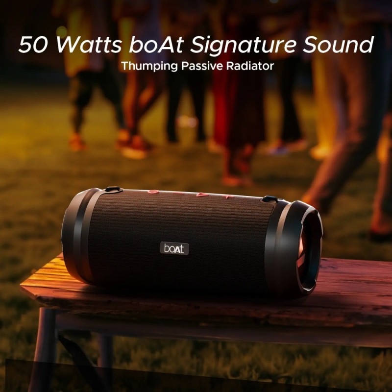boAt Stone 1500 Bluetooth Speaker 50 W Power Output Active Black