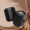 boAt Stone 350 Portable Bluetooth Speaker 10W RMS Stereo Sound IPX7 Water Resistance Black