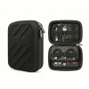BonKaso Electronics Organizer Travel Case BK-3D_ORGNR-BLK EVA Hard Shell Compact Pouch Black