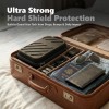 BonKaso Electronics Organizer Travel Case BK-3D_ORGNR-BLK EVA Hard Shell Compact Pouch Black