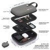 BonKaso Tech Organizer Pouch BK-GRYORGANIZER Hard Shell Grey