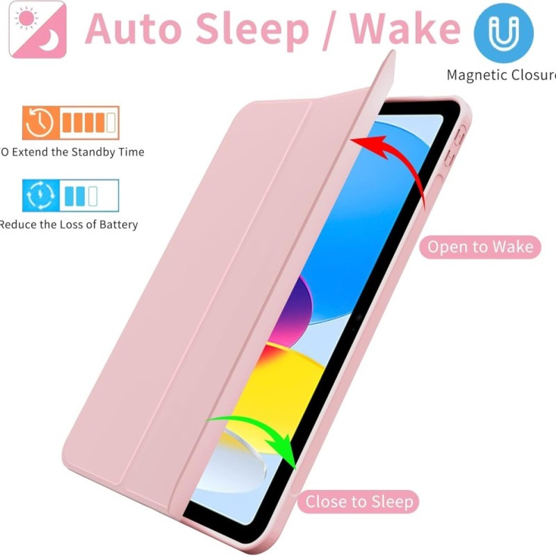 Boxome Tablet Case Cover BXIP1029G0109 for Apple iPad 10.2 inch - Pink