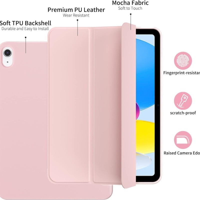 Boxome Tablet Case Cover BXIP1029G0109 for Apple iPad 10.2 inch - Pink