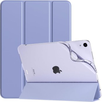 Boxome Tablet Case Cover BXIPP61290452T for iPad Pro 12.9 inch 3rd/4th/5th/6th Gen Trifold Stand Lavender