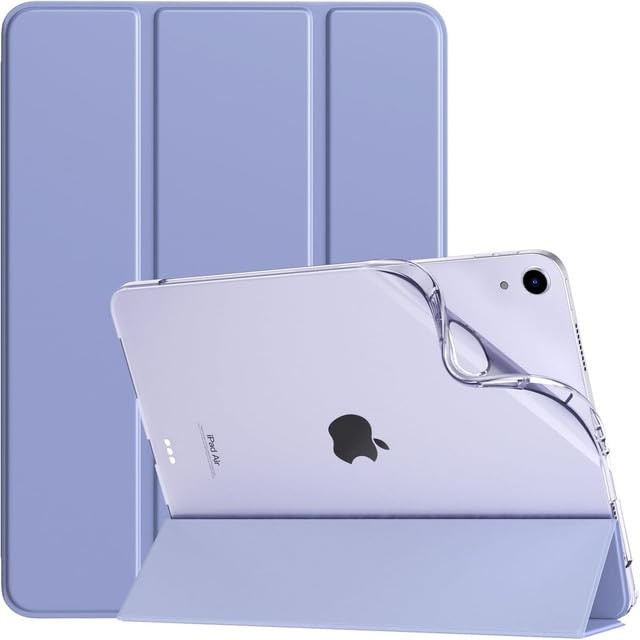 Boxome Tablet Case Cover BXIPP61290452T for iPad Pro 12.9 inch 3rd/4th/5th/6th Gen Trifold Stand Lavender
