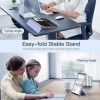 Boxome Tablet Case Cover BXIPP61290452T for iPad Pro 12.9 inch 3rd/4th/5th/6th Gen Trifold Stand Lavender