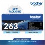 Brother Toner Cartridge TN-263BK 1400 Pages Yield Grey