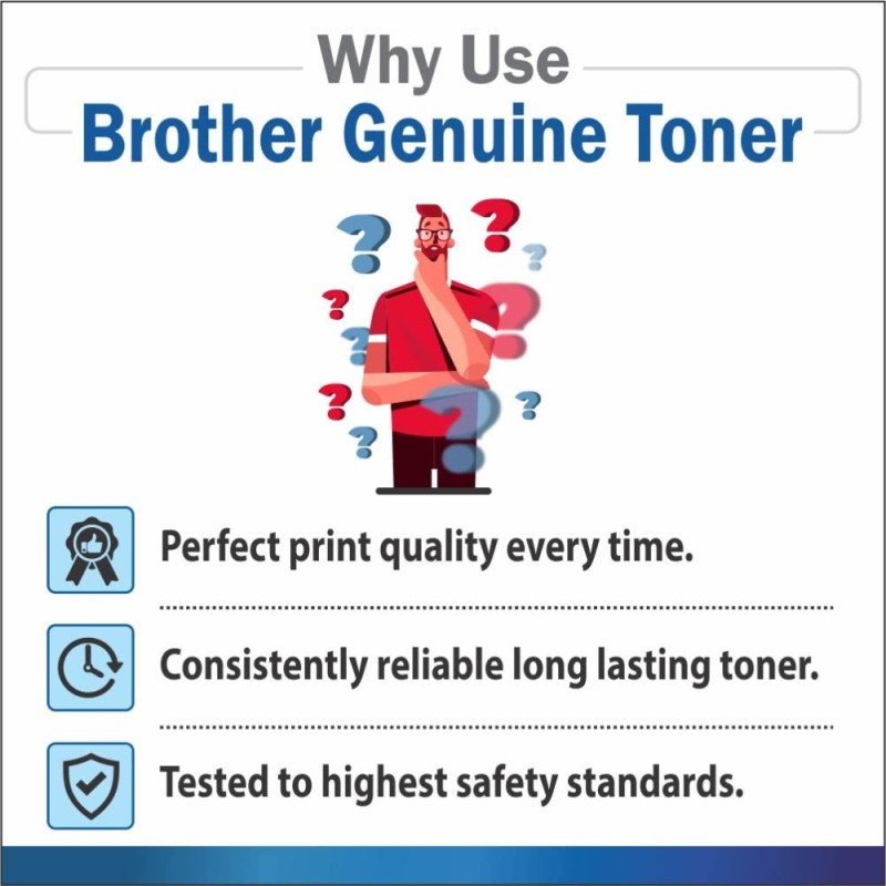 Brother Toner Cartridge TN-263BK 1400 Pages Yield Grey