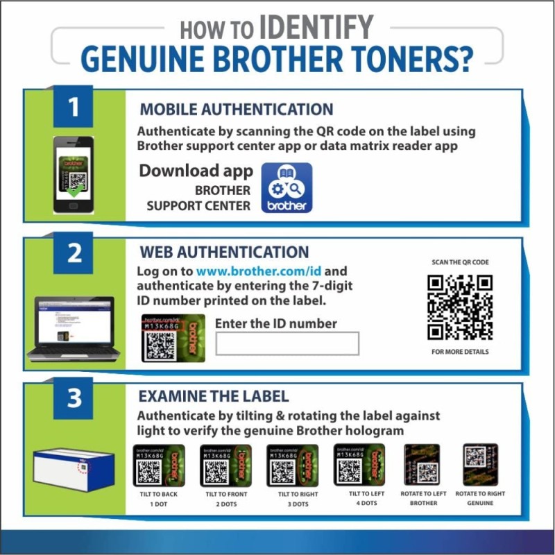Brother Toner Cartridge TN-263BK 1400 Pages Yield Grey