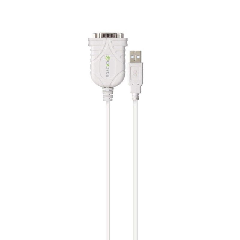 Cadyce USB to Serial Converter CA-US9 500kbps Data Transfer White
