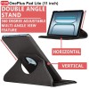 CEDO Flip Cover for OnePlus Pad Lite (11 inch) 360 Rotate, Black