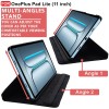 CEDO Flip Cover for OnePlus Pad Lite (11 inch) 360 Rotate, Black