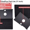 CEDO Flip Cover for OnePlus Pad Lite (11 inch) 360 Rotate, Black