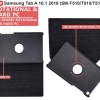 CEDO Flip Cover for Samsung Galaxy Tab A SM-T510/T515 Black Leather Finish
