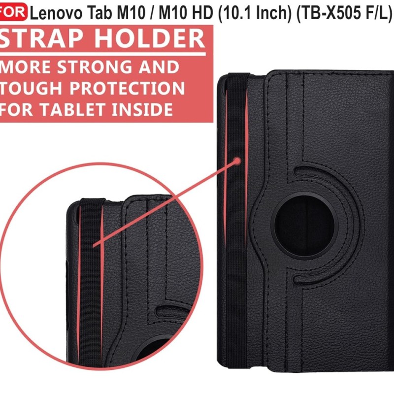 CEDO Flip Cover Tab M10 / M10 HD 10.1 inch Leather Finish Black