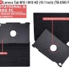 CEDO Flip Cover Tab M10 / M10 HD 10.1 inch Leather Finish Black