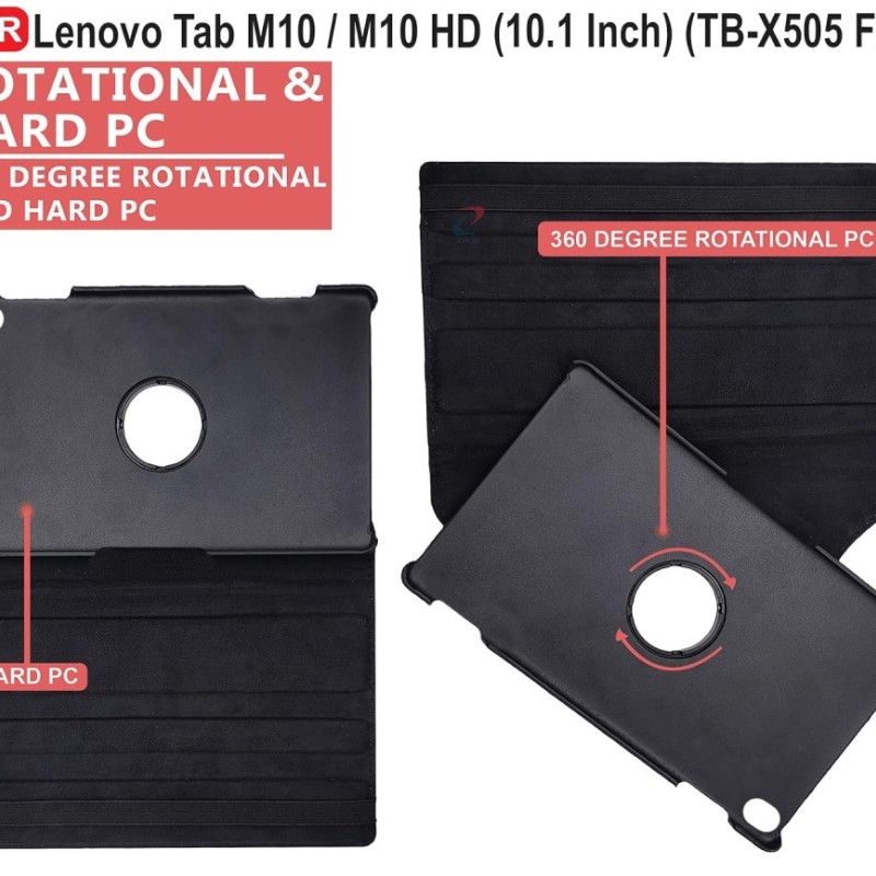 CEDO Flip Cover Tab M10 / M10 HD 10.1 inch Leather Finish Black
