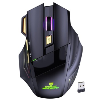 Coconut Gold+ Gaming Mouse 3200 DPI Ergonomic Wireless Gold