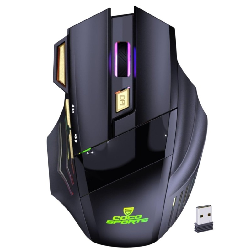 Coconut Gold+ Gaming Mouse 3200 DPI Ergonomic Wireless Gold