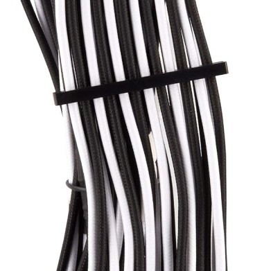 Corsair Component Premium Individually Sleeved DC Cable Starter Kit CP-8920220, 24-Pin, Flexible, White/Black