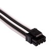 Corsair Component Premium Individually Sleeved DC Cable Starter Kit CP-8920220, 24-Pin, Flexible, White/Black