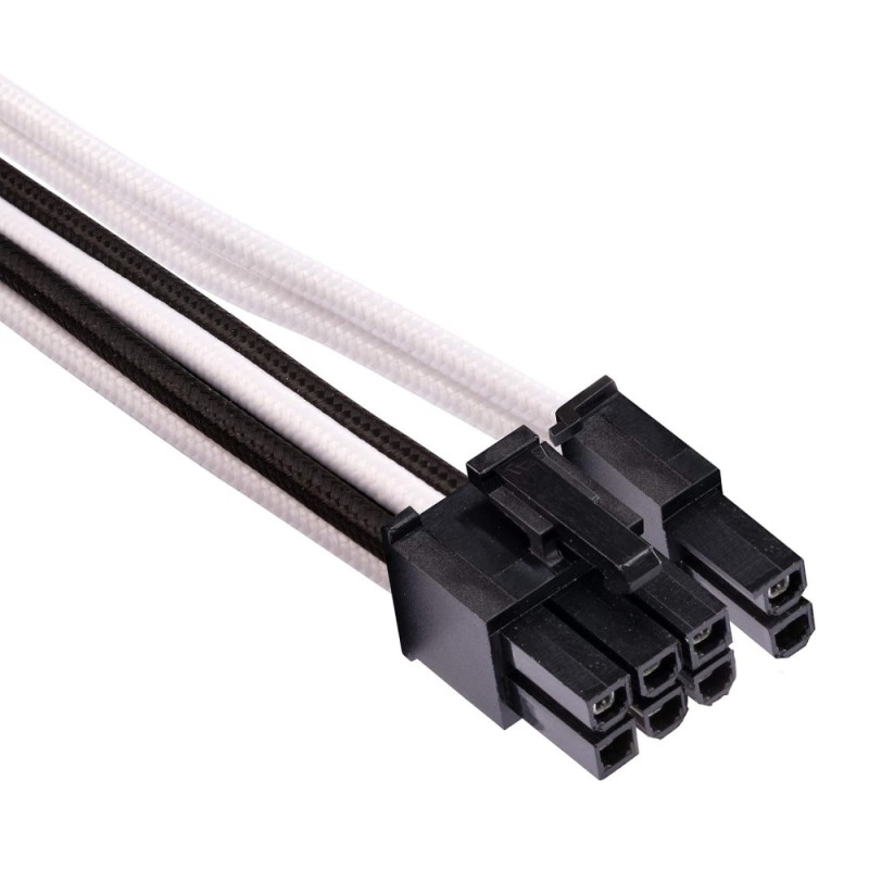 Corsair Component Premium Individually Sleeved DC Cable Starter Kit CP-8920220, 24-Pin, Flexible, White/Black