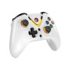 Cosmic Byte Ares Tri-Mode Wireless & Wired Controller for PC â€“ 2.4GHz, Bluetooth, USB-C Wired, Hall Effect Joysticks, Dual Vibration (White)