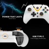 Cosmic Byte Ares Tri-Mode Wireless & Wired Controller for PC â€“ 2.4GHz, Bluetooth, USB-C Wired, Hall Effect Joysticks, Dual Vibration (White)