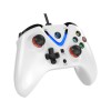 Cosmic Byte ARES Wired Controller for PC, Ergonomic Design, Dual Vibration, White