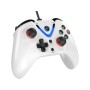 Cosmic Byte ARES Wired Controller for PC, Ergonomic Design, Dual Vibration, White