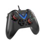Cosmic Byte ARES Wired Controller for PC, Hall Effect Joystick, Vibration, Turbo, Black
