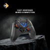 Cosmic Byte ARES Wired Controller for PC, Hall Effect Joystick, Vibration, Turbo, Black