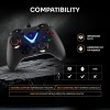 Cosmic Byte ARES Wired Controller for PC, Hall Effect Joystick, Vibration, Turbo, Black