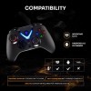 Cosmic Byte ARES Wireless Controller for PC, Bluetooth Connectivity, 12hrs Battery Life, Black