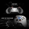 Cosmic Byte ARES Wireless Controller for PC, Hall Effect Joystick, Dual Vibration, White