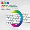 Cosmic Byte Firefly TKL Mechanical Gaming Keyboard Per-Key RGB Outemu Red Switches White
