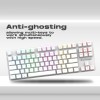 Cosmic Byte Firefly TKL Mechanical Gaming Keyboard Per-Key RGB Outemu Red Switches White