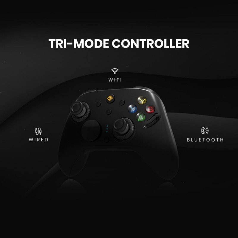 Cosmic Byte Gamepad Eclipse Hall Effect Triggers Black