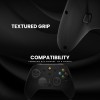 Cosmic Byte Gamepad Eclipse Hall Effect Triggers Black