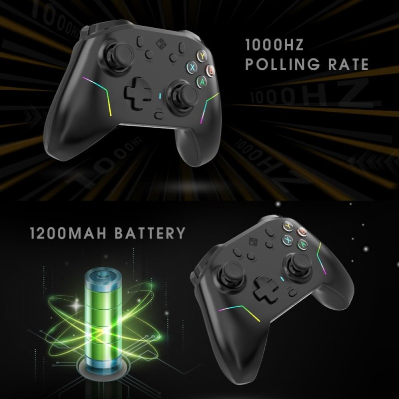 Cosmic Byte Gamepad Starforge Optical Triggers RGB Black